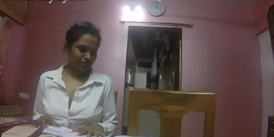 Super-naughty Lily entices Indian college Educator for some molten Indian college romp