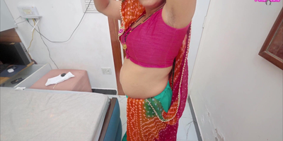 YourPinki's close-fisted shaved pussy gets a deep creampie after a evil desi neighbourhood pub fuck with Bhatija